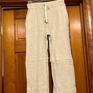 Monrow brushed thermal wide leg pants NWT